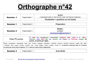 Orthographe n°42 - bla-bla cycle 3