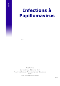 Infections à Papillomavirus - Pôle de Biologie Pathologie Génétique