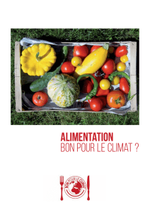 Alimentation Bon pour le climat ?