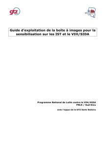 Guide d`exploitation de la boîte à images pour la