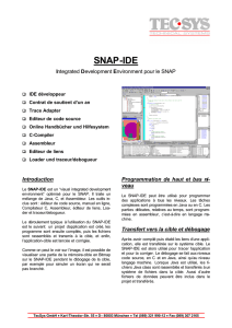 SNAP-IDE - TecSys GmbH