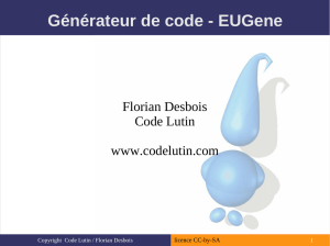 Générateur de code - EUGene
