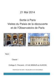 L`Observatoire de Paris - Collège Christiane Perceret