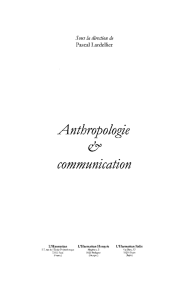Anthropologie - Prologue Numérique