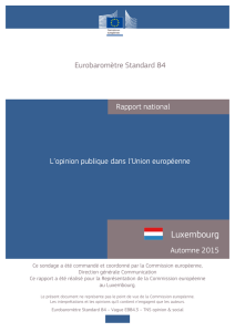 Eurobaromètre Standard 84