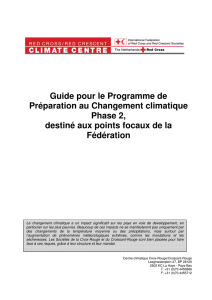 Guide pour le Programme de Préparation au Changement