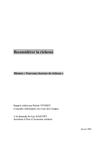 Reconsidérer la richesse - La Documentation française