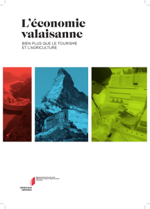 Economie valaisanne. - Ecole