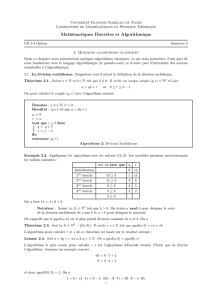 Mathématiques Discrètes et Algorithmique - LMPT