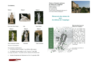 Découverte des statues du parc du château de Compiègne