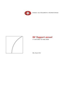 86e Rapport annuel de la BRI - Bank for International Settlements