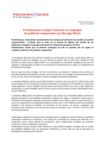 Prodimarques assigne Lidl pour sa campagne de publicité