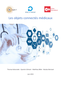 Les objets connectés médicaux - Association de Polytech Lyon des