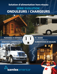 onduleurs / chargeurs