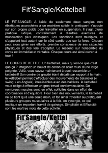Fit`Sangle/Kettelbell - Fit`Lodge Studio : Accueil