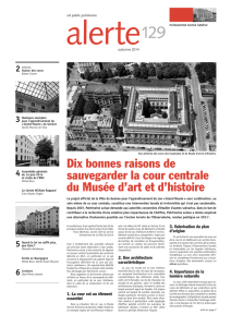 Dix bonnes raisons de sauvegarder la cour centrale du Musée d`art