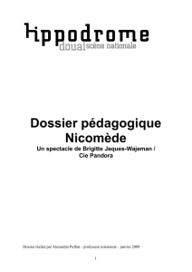 Dossier pédagogique Nicomède - Tandem Arras