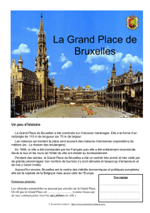 Jeu Grand Place de Bruxelles