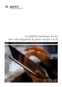 La publicité numérique sur les sites web soupçonnés de