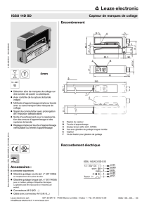 Encombrement Raccordement électrique IGSU