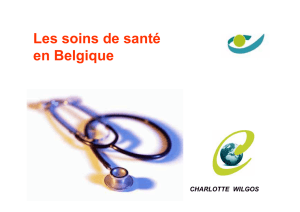 Les soins de santé en Belgique