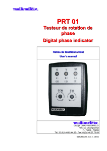 PRT 01 Testeur de rotation de phase Digital phase