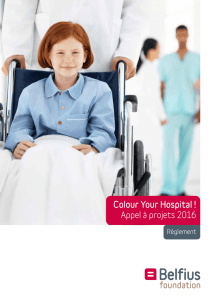Colour Your Hospital ! Appel à projets 2016