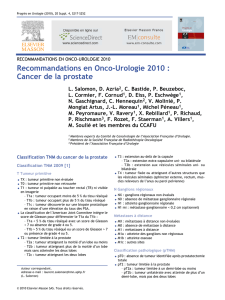 Recommandations en Onco-Urologie 2010 : Cancer de