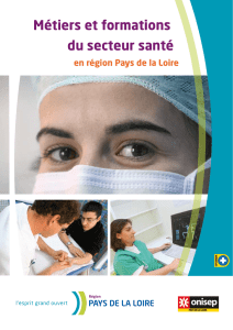 Métiers et formations du secteur santé en Pays