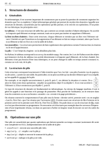 structure de pile - IC Lycée Paul Constans