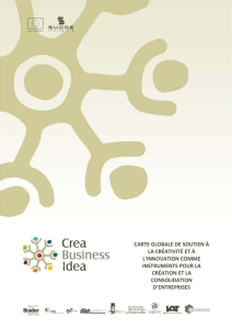 carte globale de soutien à la créativité et à l`innovation comme