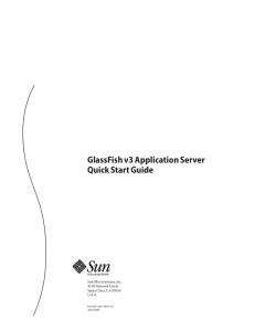 GlassFish v3 Application Server Quick Start Guide