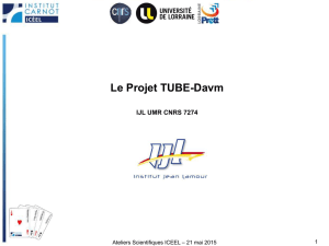 Le projet TUBE - DAµm