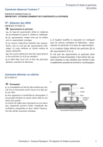 exercices-ts-o1 - Sciences Physiques Terminale S