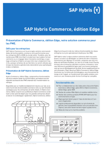 SAP Hybris Commerce, édition Edge