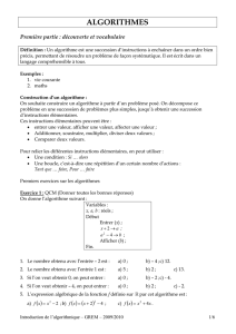 algorithmes - AEFE Proche