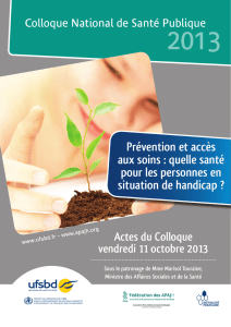 Prévention et accès aux soins : quelle santé pour les