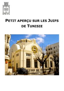 Petit aperçu sur les juifs de Tunisie (version du 13.01.2014)