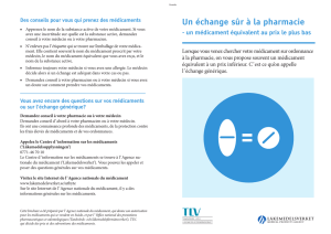 Folder för patienter om det generiska utbytet - på franska