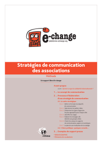 Stratégie de communication pour les associations - E