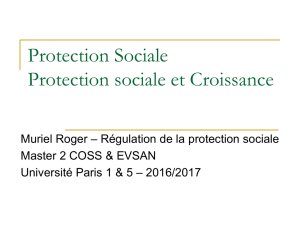 Protection Sociale et Croissance Dette-financement