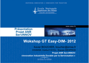 Wokshop GT Easy-DIM- 2012 - Bienvenue sur le site du GT Easy-DIM