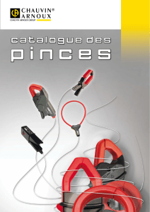 Catalogue Pinces Chauvin Arnoux (6.91 mo)
