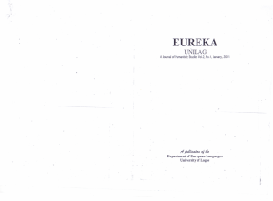 eureka - University of Lagos Institutional Repository