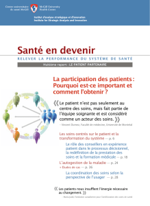 Le patient partenaire - Health Innovation Forum
