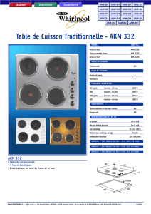 Table de Cuisson Traditionnelle