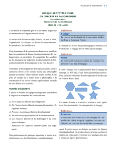 Concept au raisonnement - Cégep de Lévis