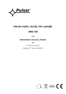 PSU-B-13,8V/L-1A/1/EL-TR-1,2Ah/MC AWZ 100