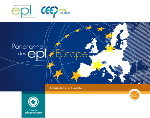 Panorama des Epl en Europe