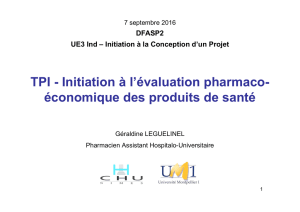 TPI - Initiation à l`évaluation pharmaco